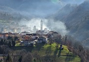 MONTE ZUCCO (1232 m) ad anello da casa-Zogno (300 m) con festa di fiori (17mar21)  - FOTOGALLERY